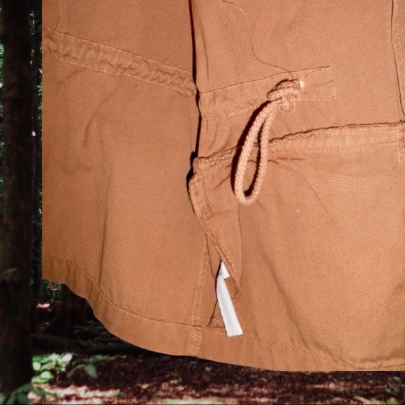 Women's J. Crew Tan Cotton Barn Jacket Size M - Picture 3 of 6